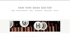 Desktop Screenshot of nybookdoctor.com