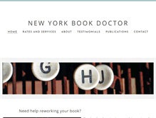 Tablet Screenshot of nybookdoctor.com